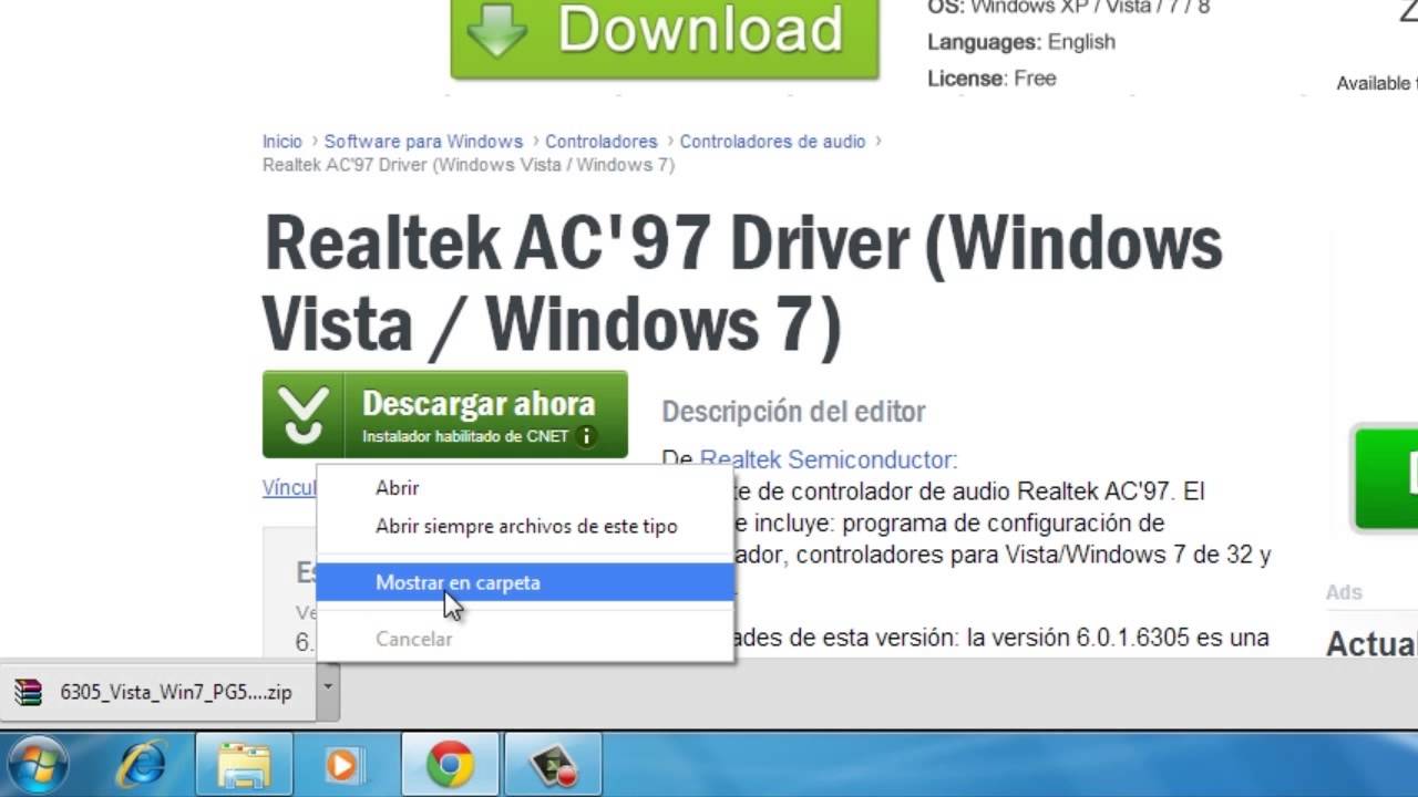 download realtek ac97 audio driver windows 7
